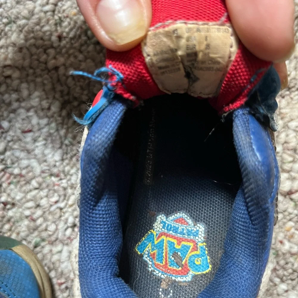Paw Patrol Blue and Red Kids Character Light-Up Sneakers
